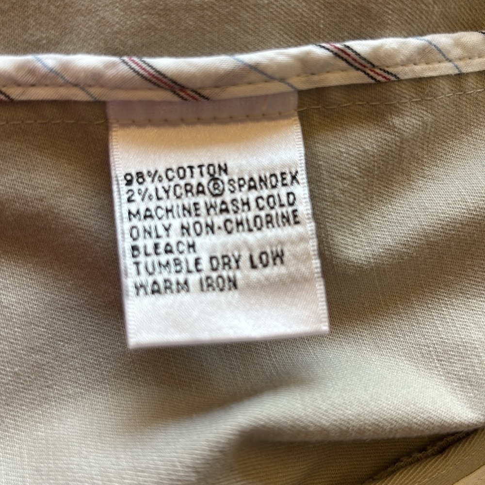 💚Talbots Khaki Stretch Jacket - Picture 10 of 16